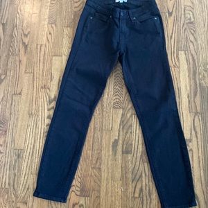 Paige Black Jeans Size 27, Rise is 8 inches